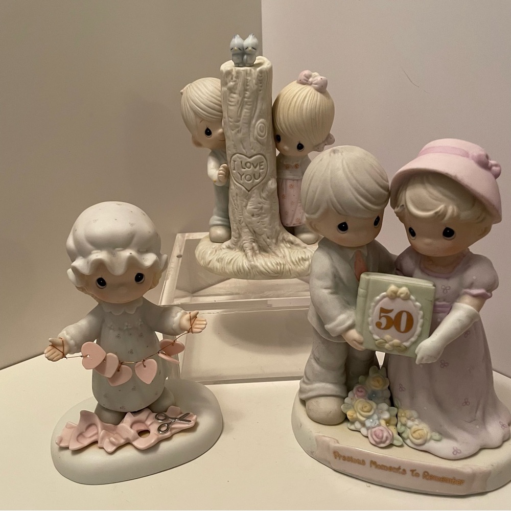 Vintage Precious Moments Figurines Lot Of 3